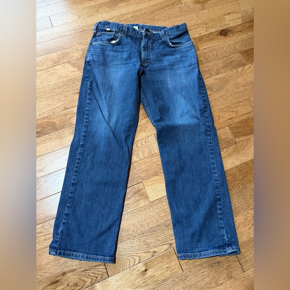 Carhartt Flame Resistant (FR) Cat 2 Blue Jeans Men’s 35x30 *Read